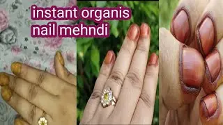 Natural/longsecret for dark stain nail mehandi/long lasting nail mehndi