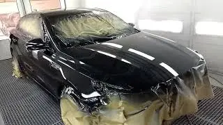 Sikkens Autoclear Plus HS & İwata Supernova 1.3 HD Clear Coat & KİA Optima