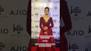 Ishaa Saha Red Hot Dress Red Carpet #shorts #ishaasaha #mithyepremergaan #filmfare #tollywood #bongo