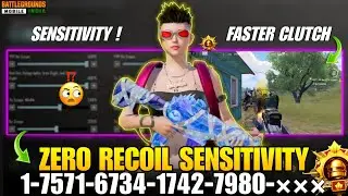BGMI Sensitivity Settings For All Devices👍| Best Sensitivity For BGMI With Gyroscope