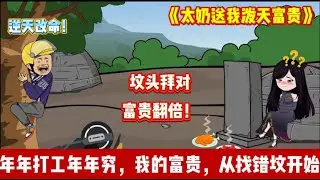 ENG SUB 【沙雕動畫 】🔥《太奶送我泼天富贵》两年没上坟，我忘了祖宗在哪，干脆乱拜一个。结果拜来了财运通天！#沙雕轻漫 #逆袭#沙雕動畫 #爽文#职场爽剧#Screen Rewind ​声影漫游