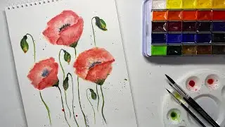 Watercolor / Botanical drawing / Art for Rest / Акварель
