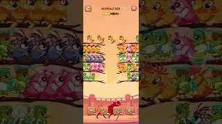 bird sort 2 color puzzle solution niveau 329 #games #gaming #puzzle #puzzlegame #androidgames