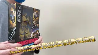[UNBOXING] Transformers Studio Series Deluxe Class Transformers One Bumblebee (B-127) (EN Sub)