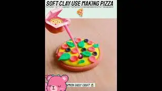 # Soft clay use making ideas 💡 #craft food . 🌮🧸✉️🪴🍕🍟🍔🌭👍💯💡 #