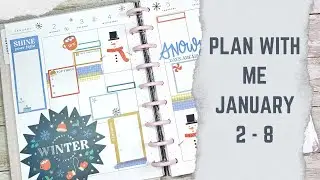 Plan With Me | January 2 - 8 | Classic Vertical | The Happy Planner