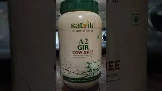 #satvik #a2ghee #food #review #homemade #health #healthylifestyle #good #fssai #cowghee