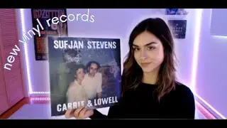 unboxing new vinyl records | sufjan stevens | carrie & lowell 🖤