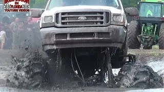 Ford Diesel Monster Truck..   Rollin' Coal in the Bounty Hole.