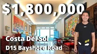Unblocked Sea view spacious 3 Bedder in Costa Del Sol Ep.63 D15 Bayshore Road Selling SG Home Tour