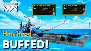 Buffed! HMS Hood After Gameplay🔥 | Modern Warships