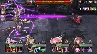[King's Raid] Chrisha dps vs Dark Kasel Hell Mode