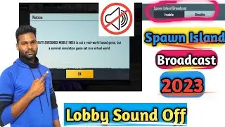 How To Turn Off Lobby Welcome Voice In BGMI 2023 Hindi | Pubg Me Welcome notice kaise off kare 2023