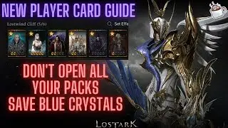 Lost Ark New Player Card Guide ~DO NOT OPEN ALL PACKS SAVE SPACE AND BLUE CRYSTALS~