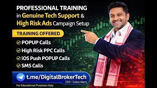 Genuine Tech Support Training | BSOD POPUP Campaign Setup | TG : @DigitalBrokerOnline