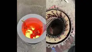 gold malting with copper #jewelry #gold #viralvideo #trending #beauty #goldjewellery #beautytips