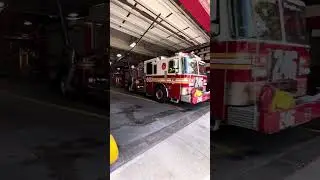 Fdny engine246 and ladder 169 returning fromclass three 2022 Seagrave pumper Ferrara rearmount ￼2011