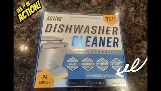 Active Dishwasher Cleaner tablets | The Monthly Deep Clean Your Dishwasher Needs 🧼