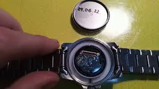 Замена на новый механизм в швейцарских часах Hanowa Military