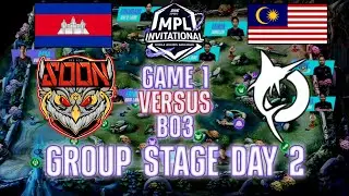 MPLI - SEE YOU SOON VS TODAK  [GAME 1] MPL INVITATIONAL 2021 DAY 2 | ENGLISH (CAMBODIAvsMALAYSIA)