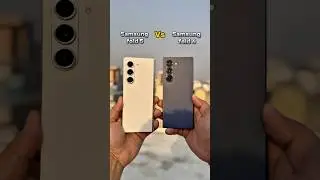 Samsung Galaxy Z Fold 6 Vs Z Fold 5! Camera test 📸🔥#shorts