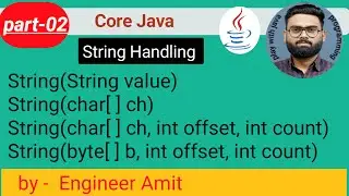 String Constructors || types of Constructors