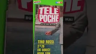 T&eacute;l&eacute; Poche n&deg;480 &ndash; 23 avril 1973 📺 | Couverture avec Tino Rossi 🎙️ [Presse vintage]  #retro  #fiche