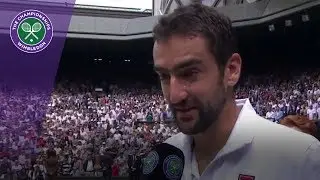 Marin Cilic Wimbledon 2017 final runner-up interview