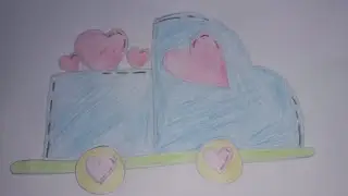 How to Draw a Cute Love Truck 🚚❤️ | Easy & Beautiful Drawing Tutorial | Kawaii Cute Drawing#cuteart 