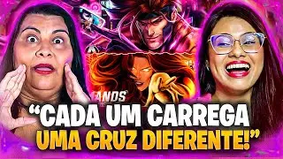 ELA SE SURPREENDEU! 😱 Gambit (X-Men '97) Anirap & F&ecirc;nix | Jean Grey - Mands