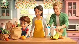 Grocery Cart Adventure | English Nursery Rhyme | Kids Songs | Baby Music