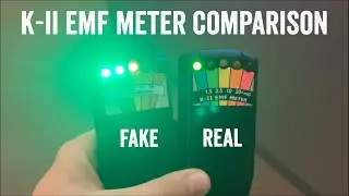 Real VS Fake K-II EMF Meter Comparison