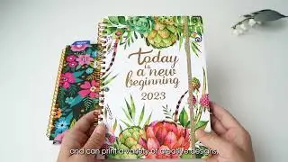 Custom Spiral Planner Metallic Corner Protection