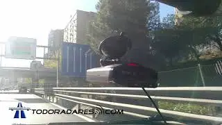 Escort Redline EX vs P&oacute;rtico multanova M-30 Manoteras