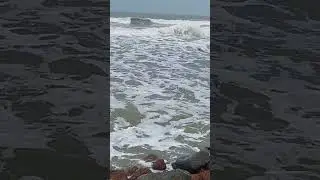 ज्वार भाटा&nbsp;fever reflux in Mandarmani seabeach #mandarmanibeach #sea #beachlife #nature #environment