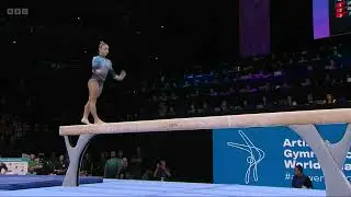 Flavia Saraiva Brazil Balance Beam 2023 World Gymnastics Championships   Women's All Around Final