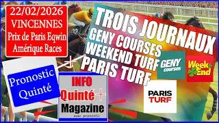PRIX DE PARIS &ndash; Vincennes | Informations et pronostics du 22 f&eacute;vrier 2026