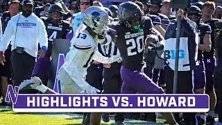 Howard at Northwestern | Highlights | Big Ten Football | Oct. 7, 2023