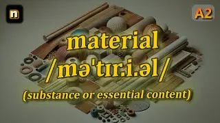 [n] Material meaning (substance or essential content) with 5 examples