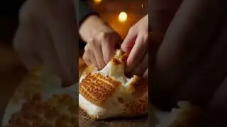 ASMR Toasted Marshmallow Slime | Crunchy Outside, Soft & Gooey Inside