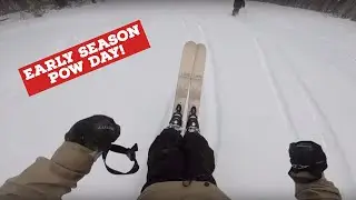 WACHUSETT MOUNTAIN EARLY SEASON POWDER DAY! (2019)