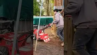 Getting the dirt ready for some sod #rototiller #landscaping #dirt #pdx #grass #sodinstall