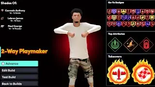 *NEW* 6’8 2-Way PLAYMAKER BUILD = LEGEND POSTERIZER + HOF SHOOTING BADGES! BEST BUILD IN NBA2K26!