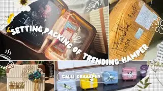 Full deatailing of mini trolley suitcase |calli_graaaphy |mini suitcase |trending hamper | packing