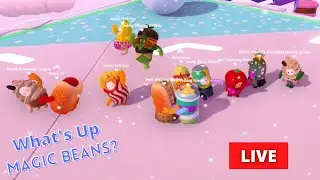 Fall Guys Season 5.FUN Crossover Skin Party with the Magic Beans!