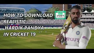 How to download Hardik Pandya in Cricket 19 (Tutorial) | Krish Arora