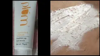 PLUM CHAMOMILE AND WHITE TEA BRIGHTEN UP FACE SCRUB REVIEW IN TAMIL