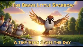 The Brave Little Sparrow 🐦 | A Small Bird with a Big Heart | Kids Moral Story