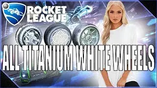 Complete Titanium White Wheel Collection - Rocket League
