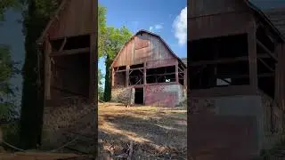 Old barn tear down almost goes wrong! 😱